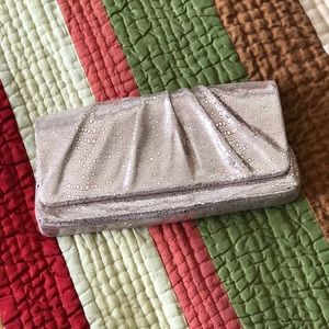 NWOT Gold HOBO brand clutch purse